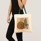 Tote Bag Géométrique, abstraite, minimale, moderne, pastel, (Devant (produit))