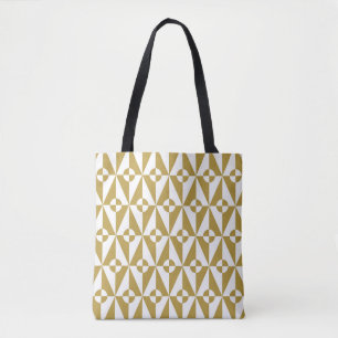 Tote Bag Géométrique Abstraite : Motif Vintage sans fil