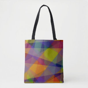 Tote Bag Géométrique foncée - Fourre-tout
