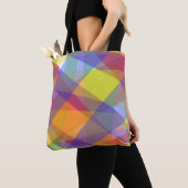 Tote Bag Géométrique lumineuse - Fourre-tout (De près)