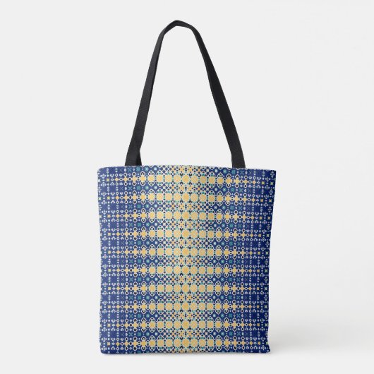 Tote Bag Géométrique multicolore (Dos)