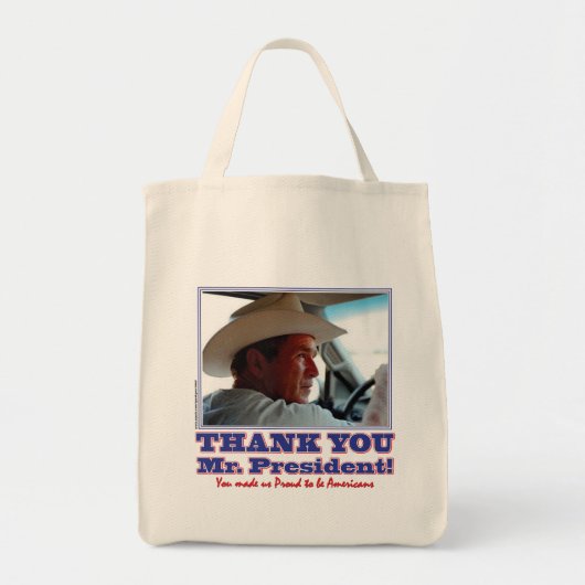 Tote Bag George Bush/Merci ! (Devant)