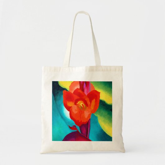 Tote Bag Georgia O Keeffe Red Canna (Devant)