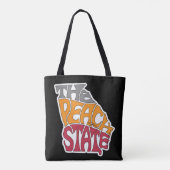 Tote Bag Georgia Surnom Word Art (Dos)