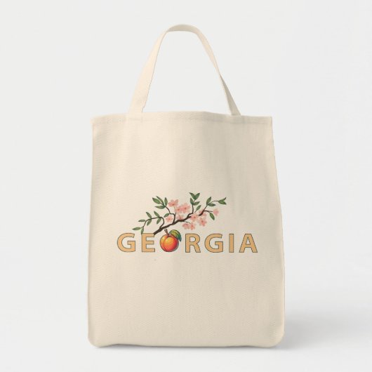 Tote Bag Géorgie États-Unis d'Amérique (Devant)