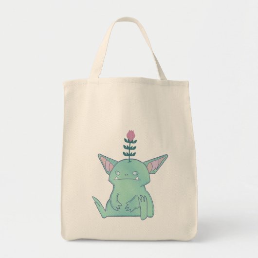 Tote Bag Gérald le Gobelin | Créature Fantastique Mignonne (Devant)