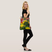 Tote Bag Gerbera Daisy Garden (Sur le modèle)