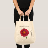 Tote Bag Gerbera rose (Devant (produit))
