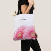 Tote Bag Gerbera Rose Daisies Élégante Photographie (De près)