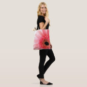 Tote Bag Gerbera Rose Daisy (Sur le modèle)