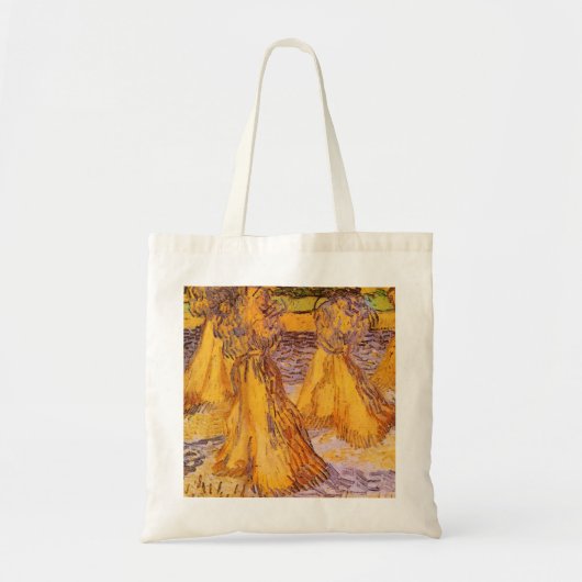 Tote Bag Gérbes de blé par Vincent van Gogh (Devant)