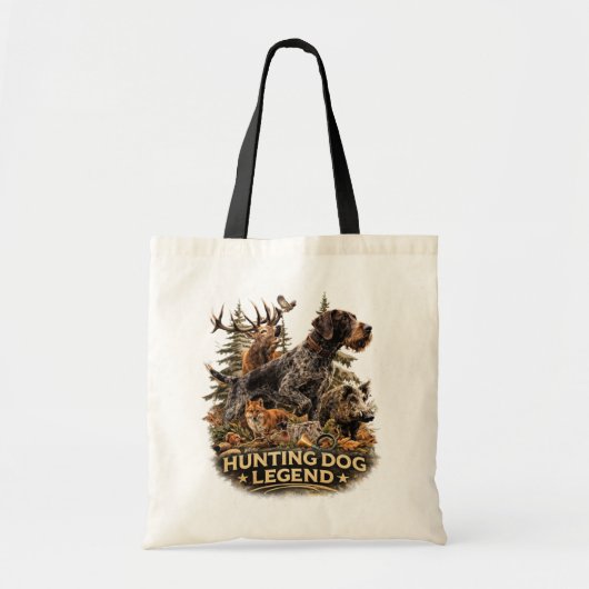 Tote Bag German Wirehaired Pointer (Devant)
