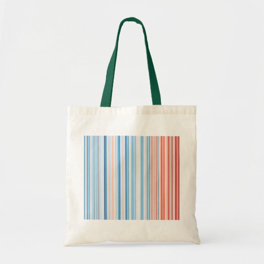 Tote Bag Germany 1918 - 2018 Climate Stripes (Devant)