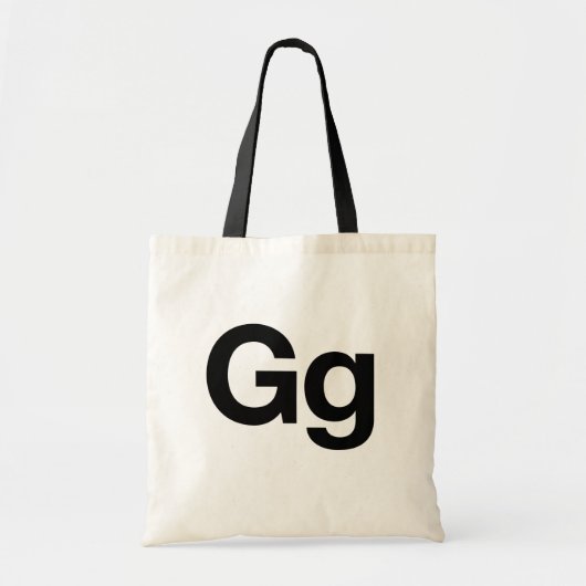 Tote Bag Gg helvetica (Devant)