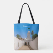 Tote Bag Ghadames, Libye - Mosquée Blanche (Dos)