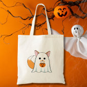 Tote Bag Ghost Fox Out pour Halloween