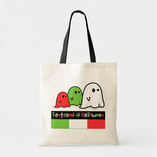 Tote Bag Ghosts d'Halloween en Italie, Fantasmi di Hallowee (Devant)
