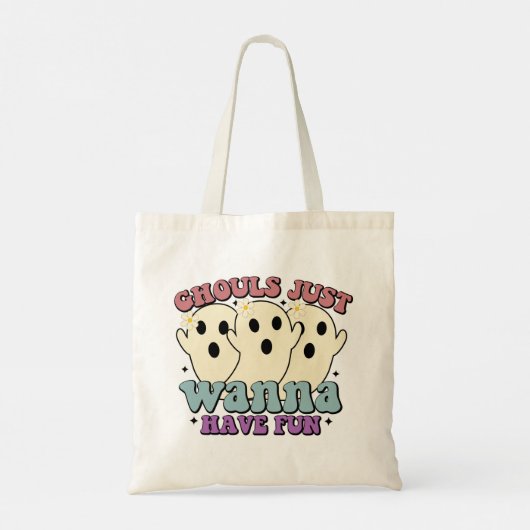 Tote Bag Ghouls veut juste s'amuser (Dos)