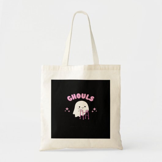 Tote Bag Ghouls veut juste s'amuser Funny & Sloth (Devant)