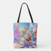 Tote Bag Giant Chameleon - Illustration de la ville (Dos)