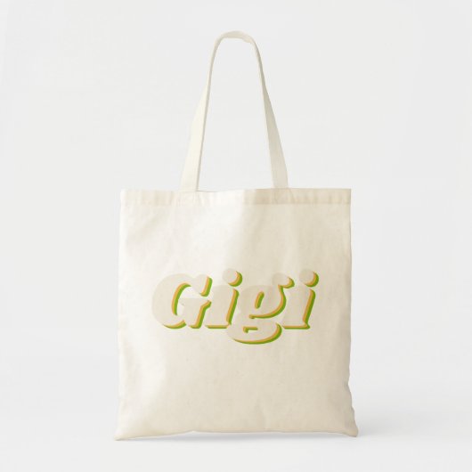 Tote Bag Gigi, Cadeau Pour Grand-Mère (Devant)
