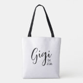 Tote Bag Gigi Établi Écriture Noire (Dos)