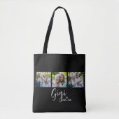 Tote Bag Gigi Script Black 3 Photo établi (Devant)