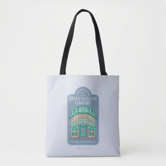 Tote Bag Gilmore Girls | Bibliothèque Stars Hollow (Devant)
