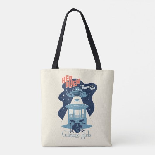 Tote Bag Gilmore Girls Hep Alien Church Tour (Dos)