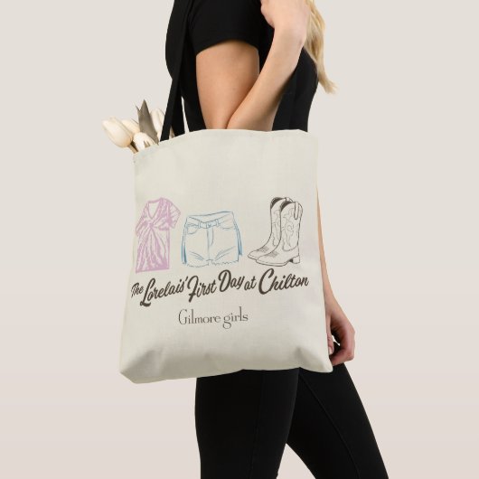 Tote Bag Gilmore Girls Lorelai Chilton Outfit Design (De près)