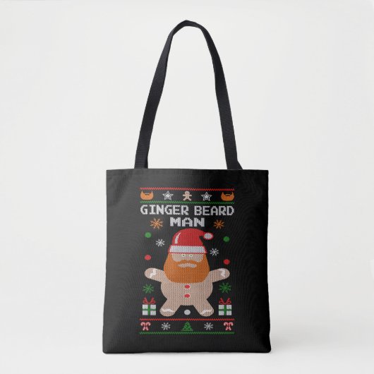 Tote Bag Ginger Beard Man (Devant)