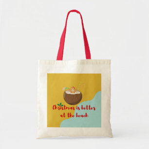 Tote Bag Gingerwoman de Noël de plage