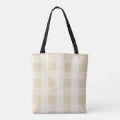 Tote Bag Gingham | Rose & Crème (Dos)