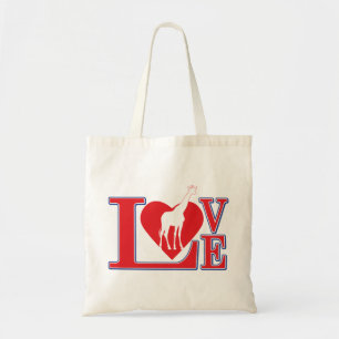 Tote Bag girafe AMOUR