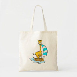 Tote Bag Girafe avec voilier