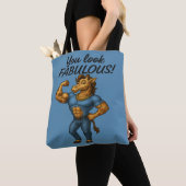 Tote Bag Girafe de Beefcake - Fabuleux et Flexé (De près)