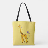 Tote Bag Girafe de patinage à roulettes (Dos)