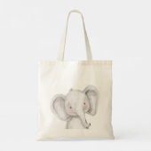 Tote Bag Girafe éléphant heureux (Dos)