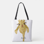 Tote Bag Girafe Mignonne Et Colorée (Dos)