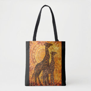 Tote Bag Girafes africaines d'été + vos idées