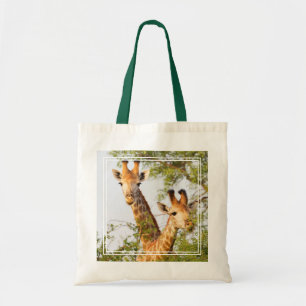 Tote Bag Girafes dépassant de la végétation
