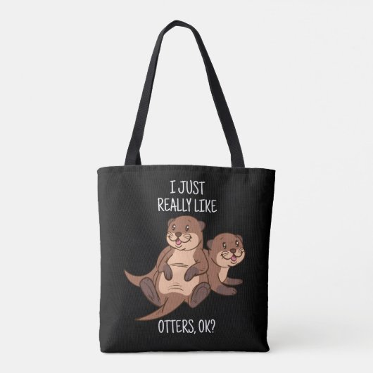 Tote Bag Giraffe Cadeau Femme Juste Une Fille Qui Aime Les  (Dos)