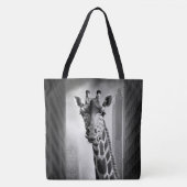 Tote Bag Giraffe dans une cityscape (Devant)