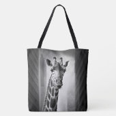 Tote Bag Giraffe dans une cityscape (Dos)