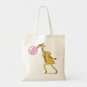Tote Bag Giraffe de dessin cool en fourrure avec Bubblegum