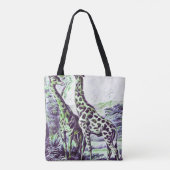 Tote Bag Giraffe forestière (Dos)