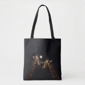 Tote Bag Giraffe Love In the Moonlight (Devant)