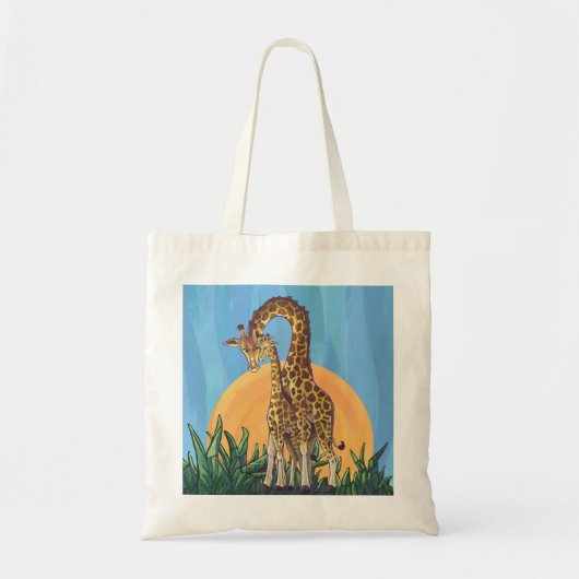Tote Bag Giraffe maman et bébé (Devant)
