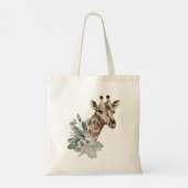 Tote Bag Giraffe Poster de animal Safari (Dos)