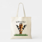 Tote Bag Giraffe Sauvage Et Gratuite (Dos)
